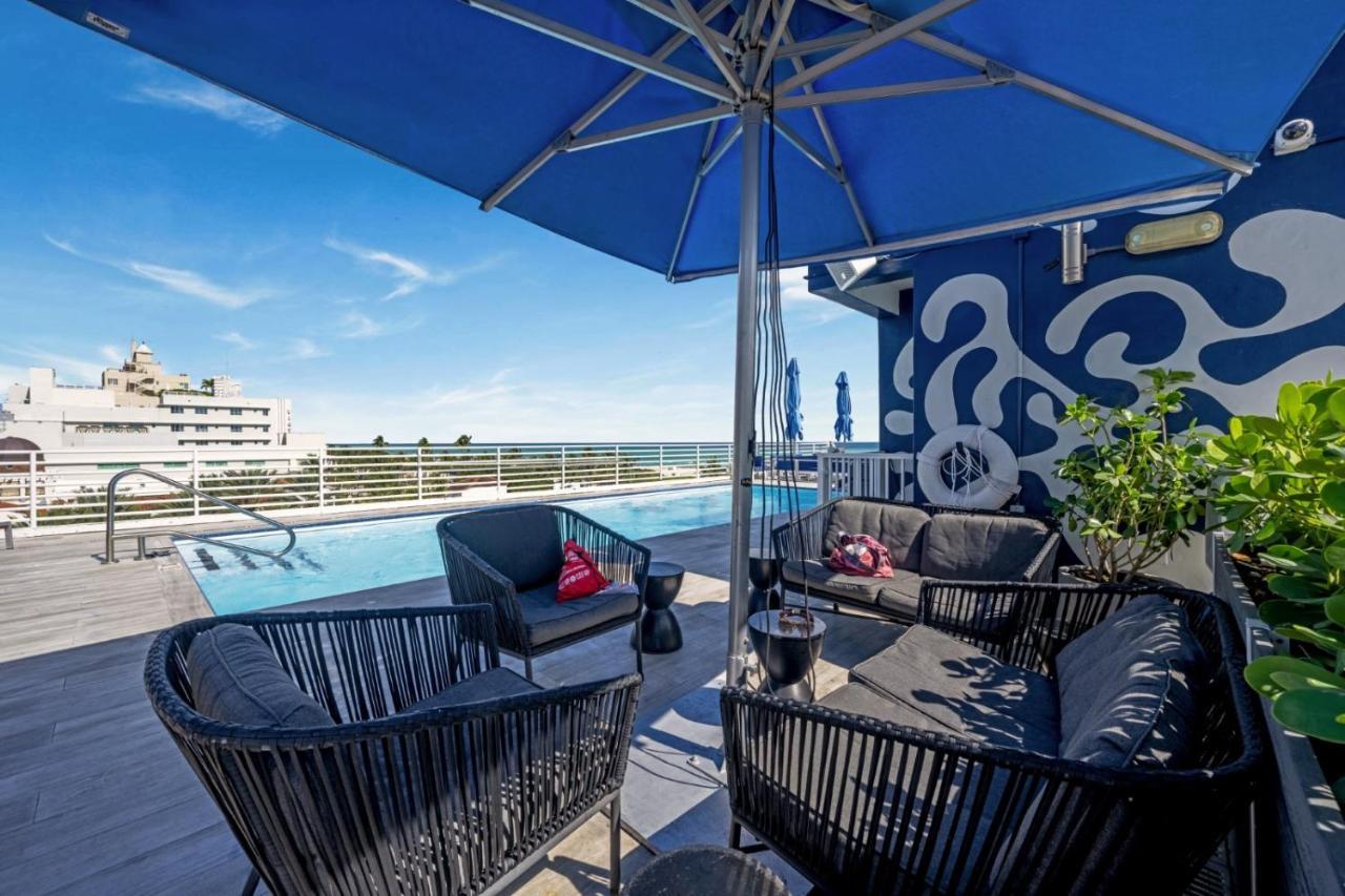 Ocean Drive Apartments With Rooftop Pool, South Beach, Miami 迈阿密海滩 外观 照片