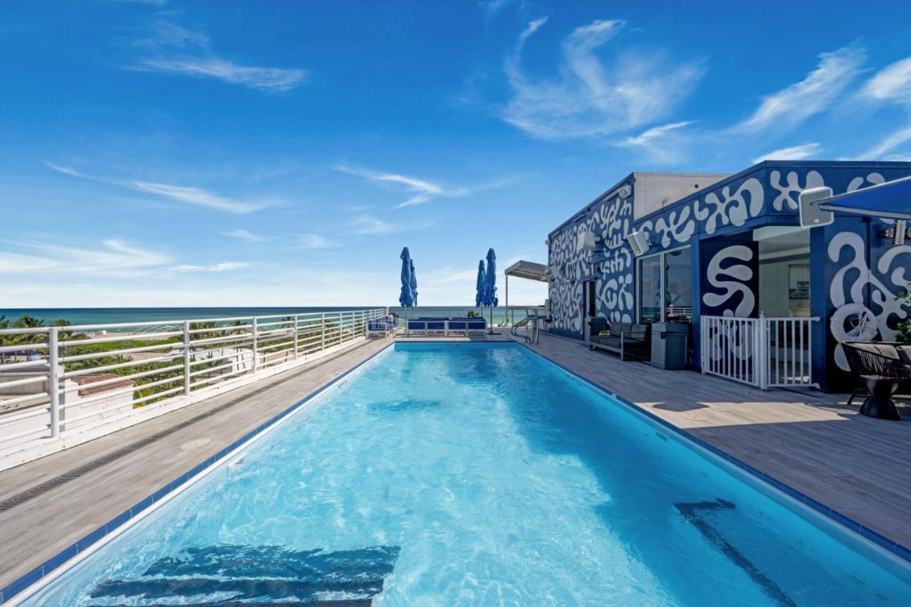 Ocean Drive Apartments With Rooftop Pool, South Beach, Miami 迈阿密海滩 外观 照片