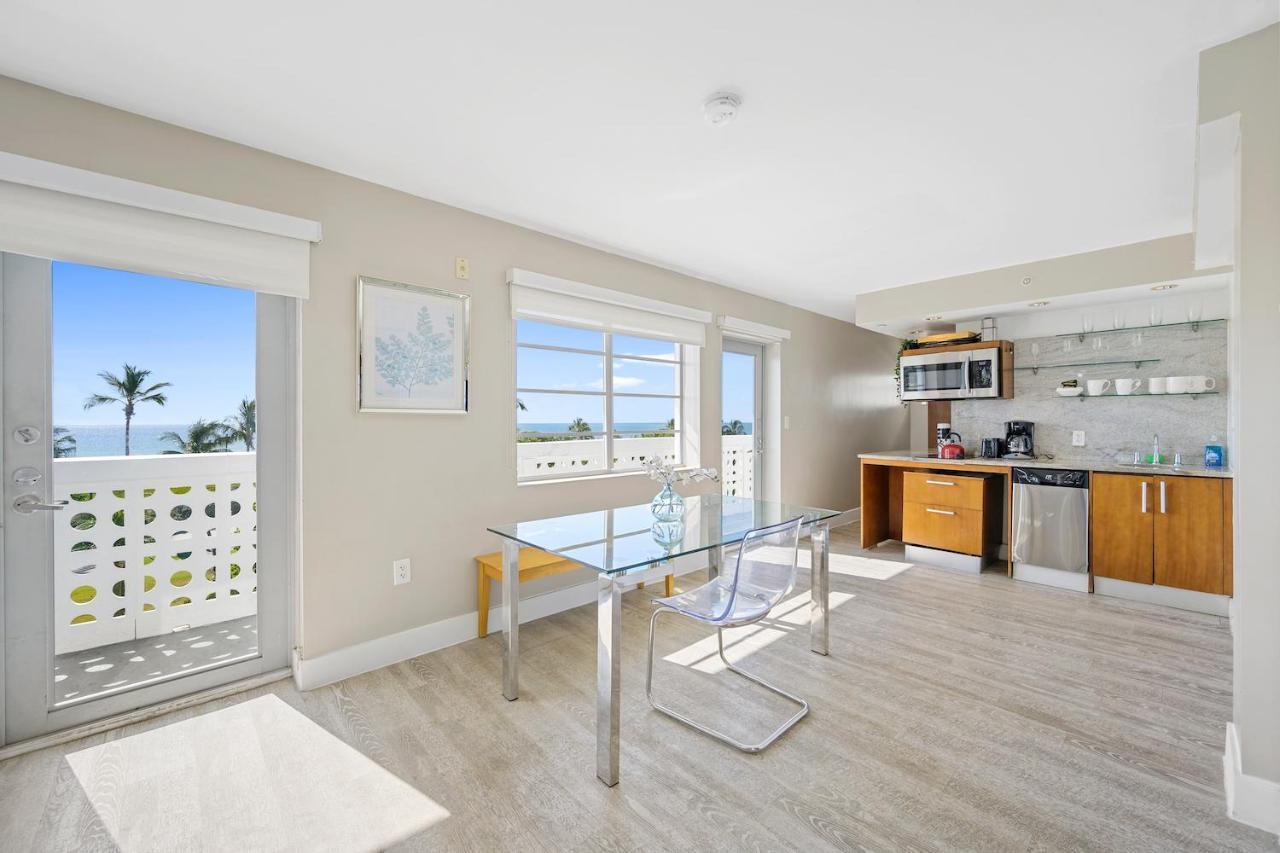 Ocean Drive Apartments With Rooftop Pool, South Beach, Miami 迈阿密海滩 外观 照片