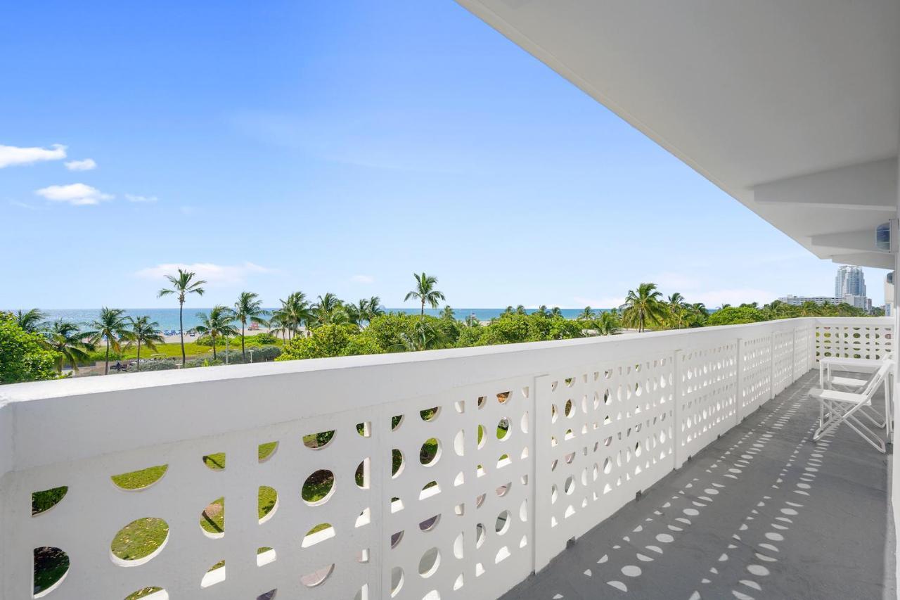 Ocean Drive Apartments With Rooftop Pool, South Beach, Miami 迈阿密海滩 外观 照片