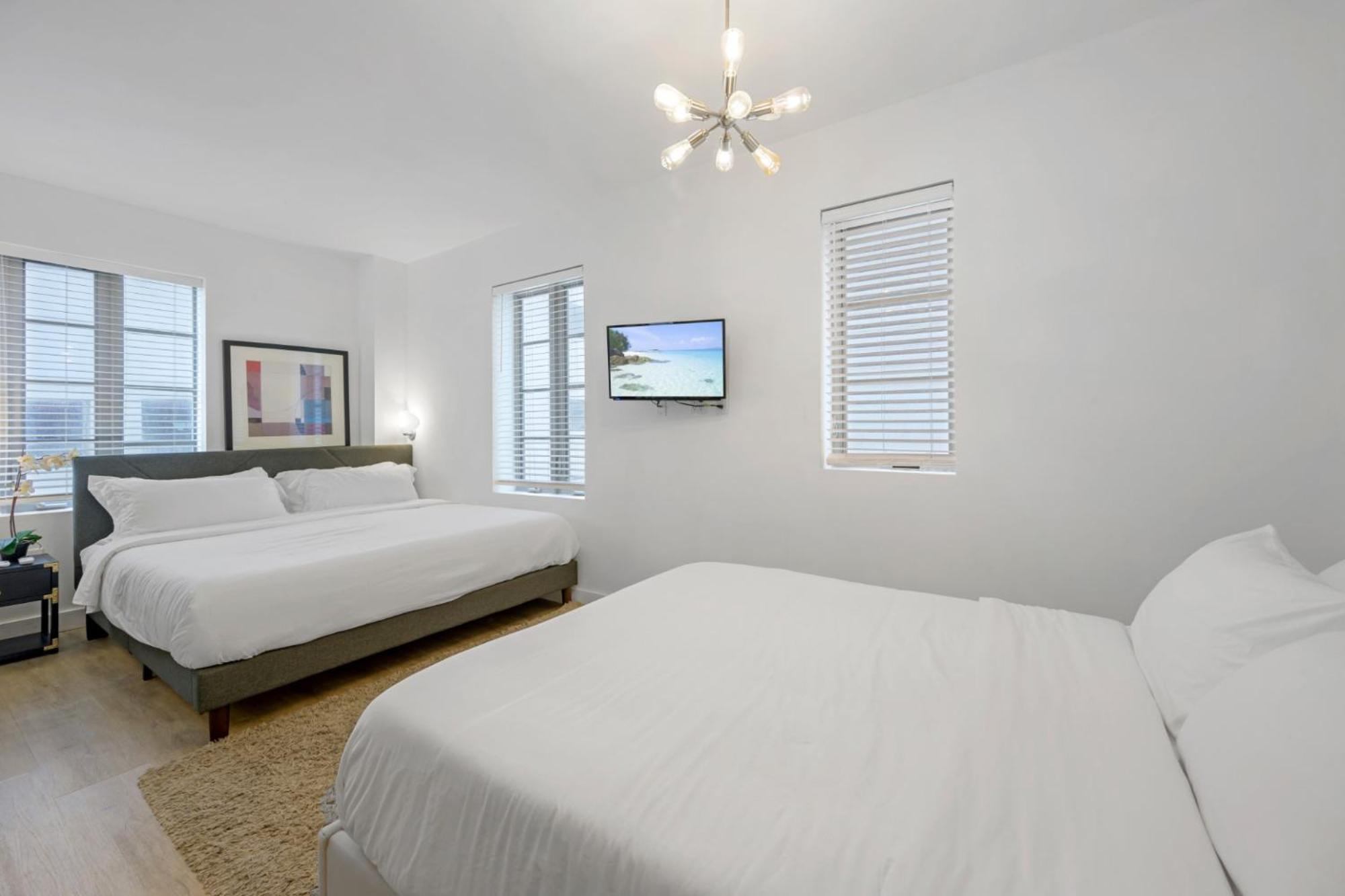 Ocean Drive Apartments With Rooftop Pool, South Beach, Miami 迈阿密海滩 外观 照片