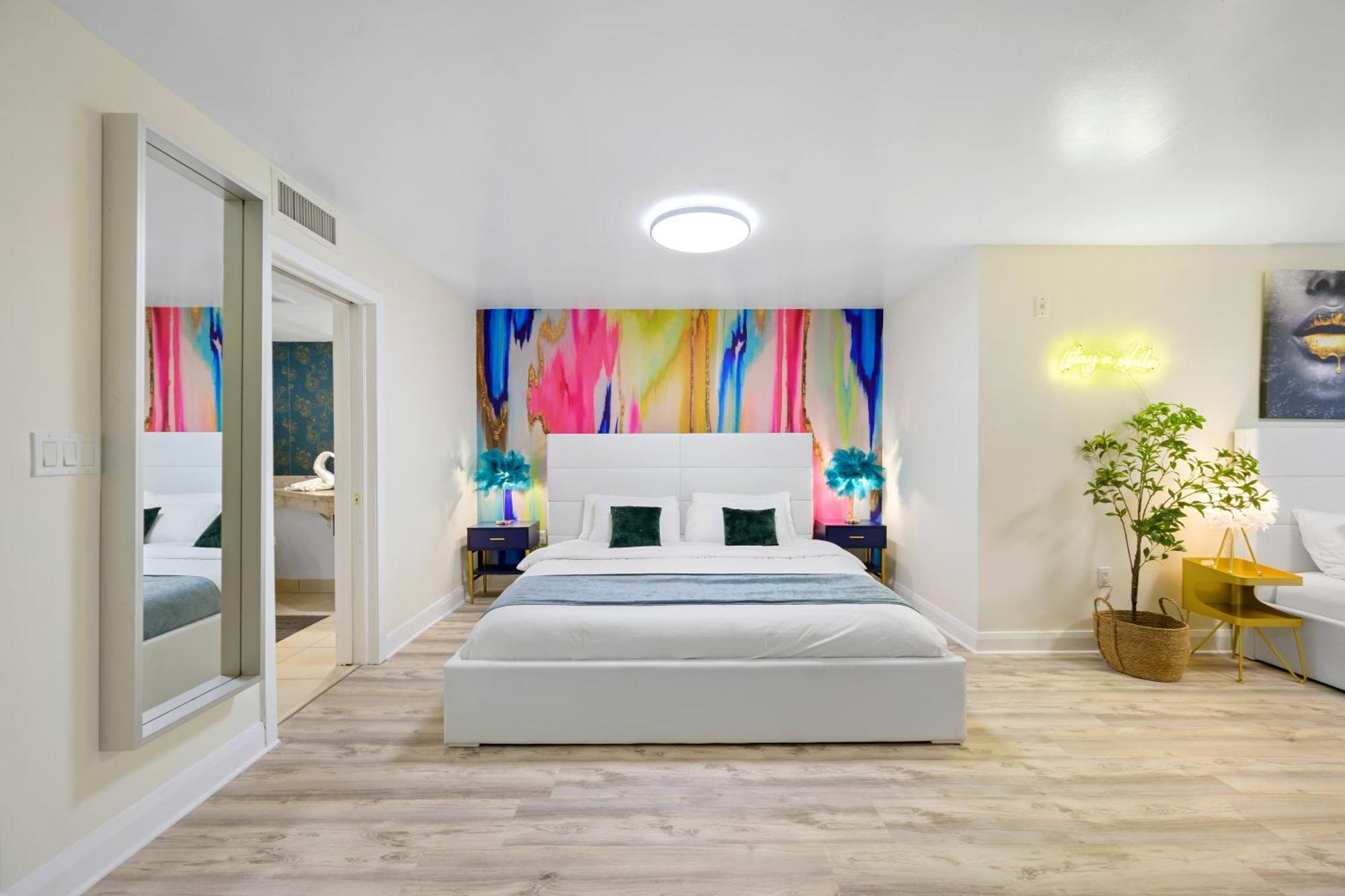 Ocean Drive Apartments With Rooftop Pool, South Beach, Miami 迈阿密海滩 外观 照片
