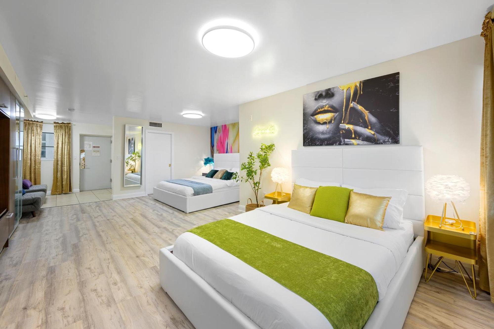 Ocean Drive Apartments With Rooftop Pool, South Beach, Miami 迈阿密海滩 外观 照片