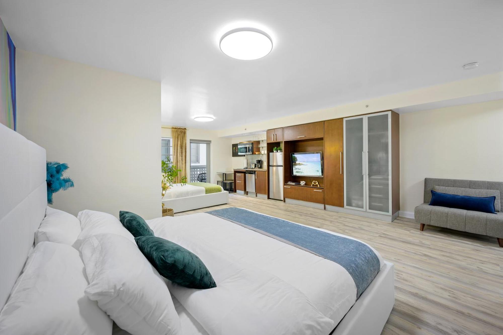 Ocean Drive Apartments With Rooftop Pool, South Beach, Miami 迈阿密海滩 外观 照片